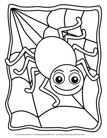 Spider Coloring Page