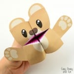 Adorable Teddy Bear Cootie Catcher / Fortune Teller