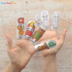 Alphabet Finger Puppets Templates