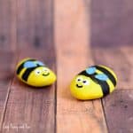 Bee Painted Rocks Craft