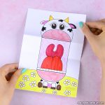 Big Mouth Cow Printable Template