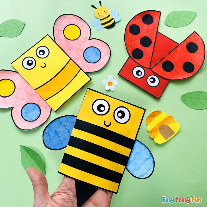 Build a Bee Puppet Craft