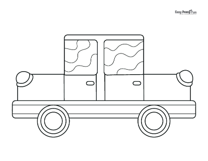 Car Coloring Page