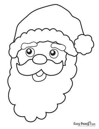 Santa Coloring Page