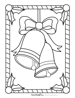 Christmas Bells Coloring Pages