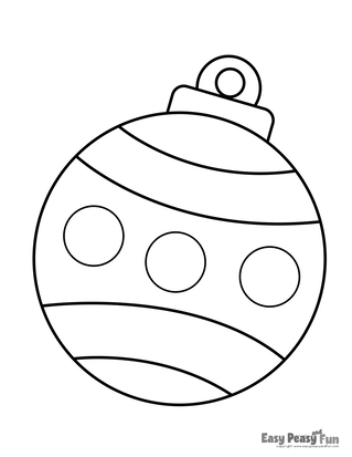 Bauble Coloring Page