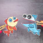 Clothespin Fish Puppets Printable