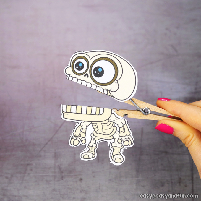 Clothespin Halloween Puppet