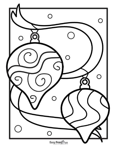Christmas Ornaments for Coloring