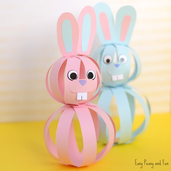 Cute Paper Bunny Craft for Kids