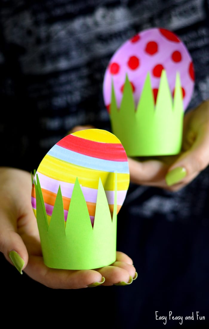 Cute Paper Easter Egg Craft
