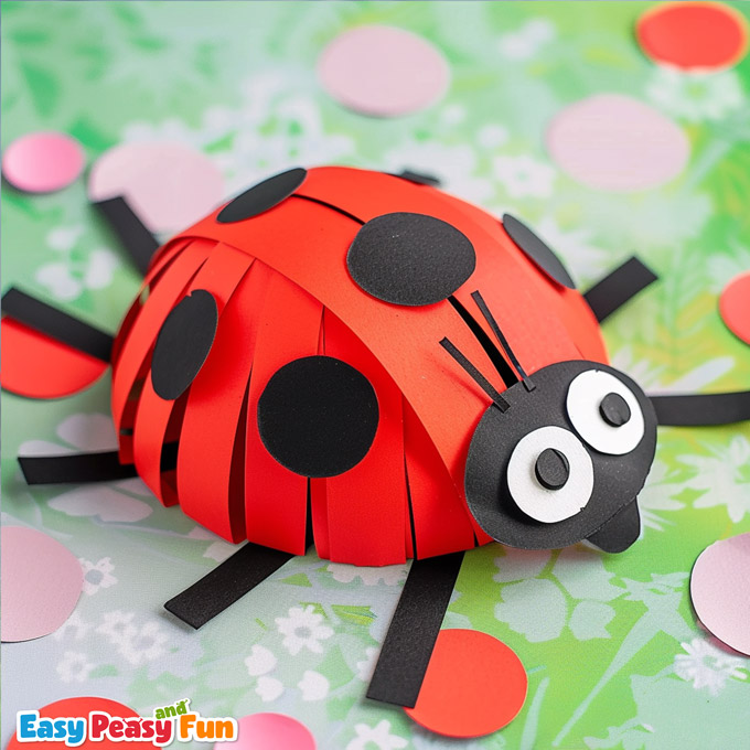 Paper Ladybug Craft