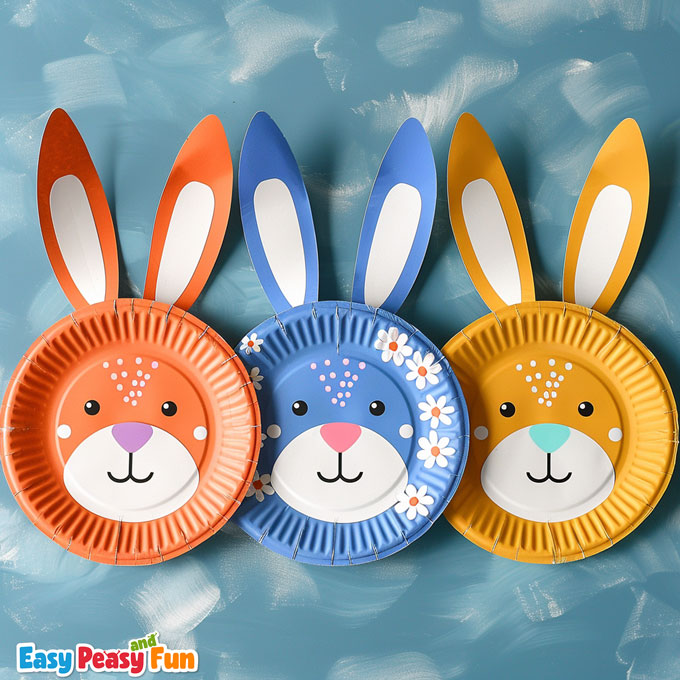 Bunny Paper Plate Craft