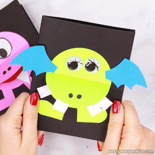 DIY Monsters Halloween Card