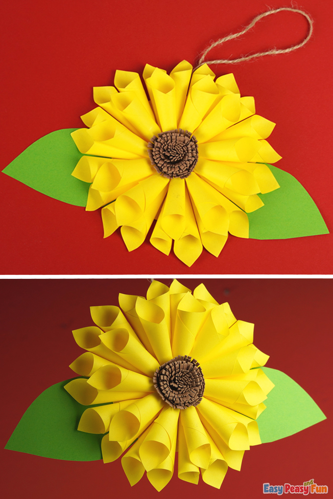 DIY Sunflower Fall Craft