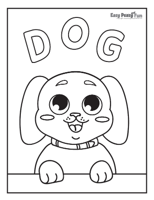 Dog Coloring Page