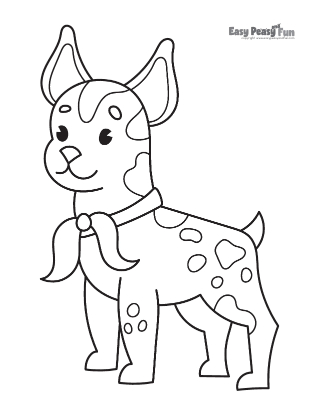 French Bulldog Coloring Sheet