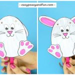 Easter Bunny Puppet Easter Craft for Kids