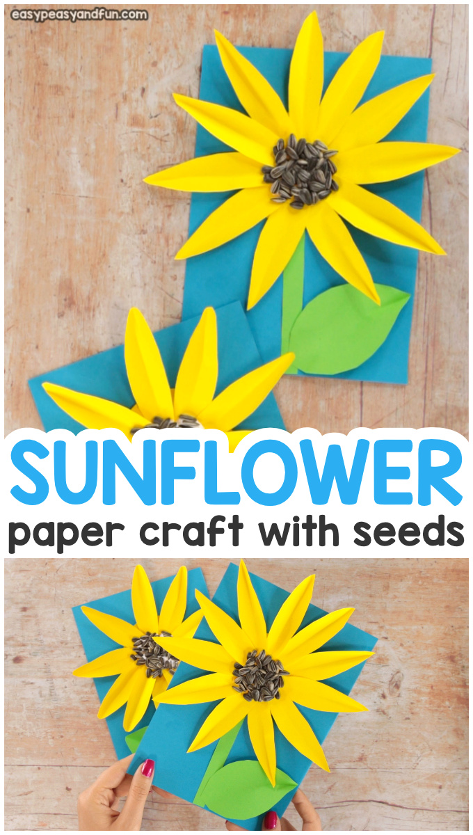 Easy Paper Sunflower Craft for Kids