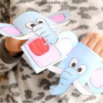 Elephant Puppet Printable Template