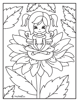 Fairy Coloring Pages