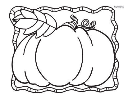 Pumpkin Coloring Page