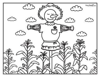 Scarecrow in the Corn Field