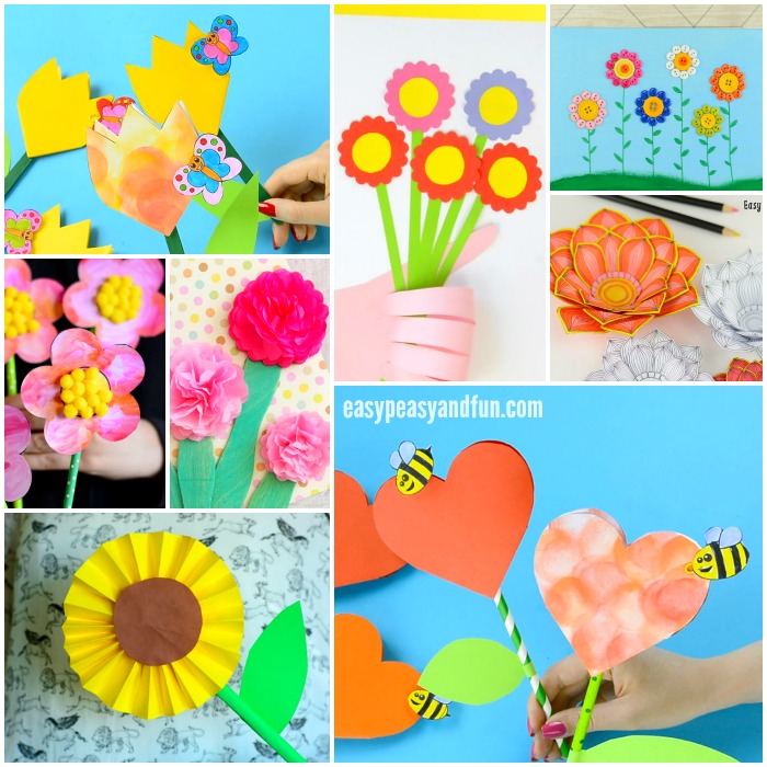 Flower Crafts for Kids to Make