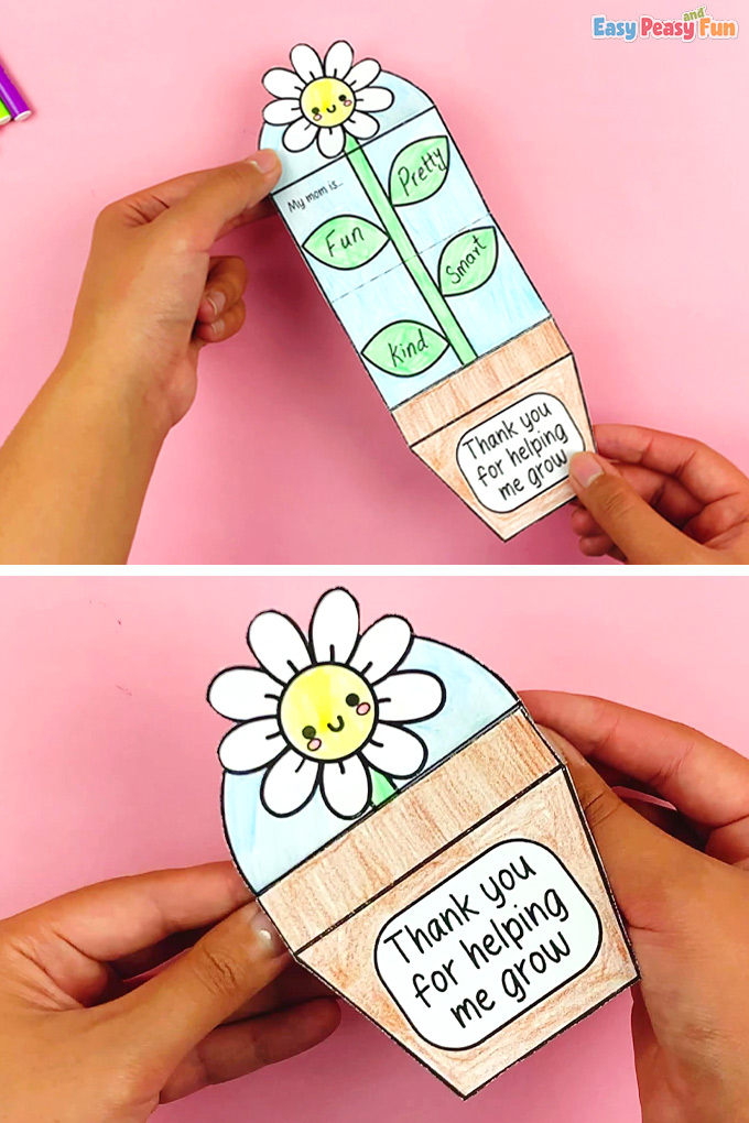 Flower Pot Craft for Mothers Day