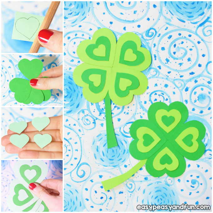 Four Leaf Clover Craft Idea