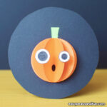 Halloween Paper Pumpkin Craft for Kids to Make