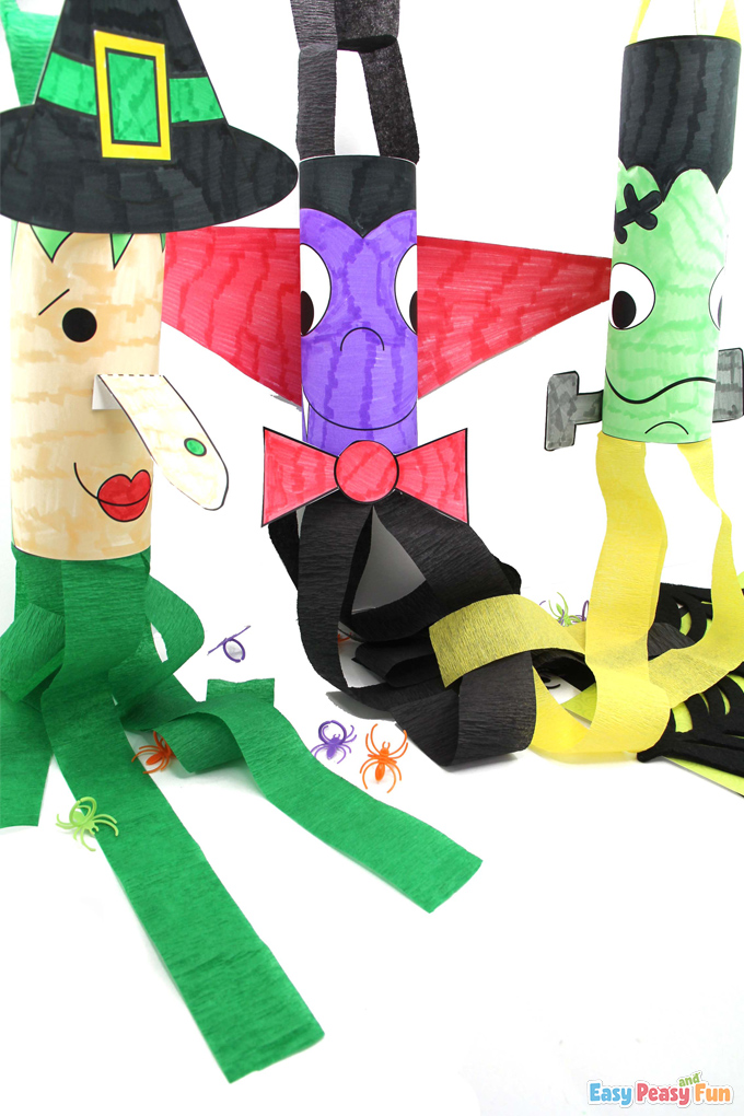 Halloween Paper Windsocks