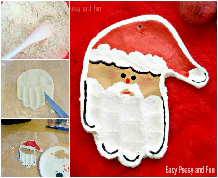 Handprint Santa Ornament