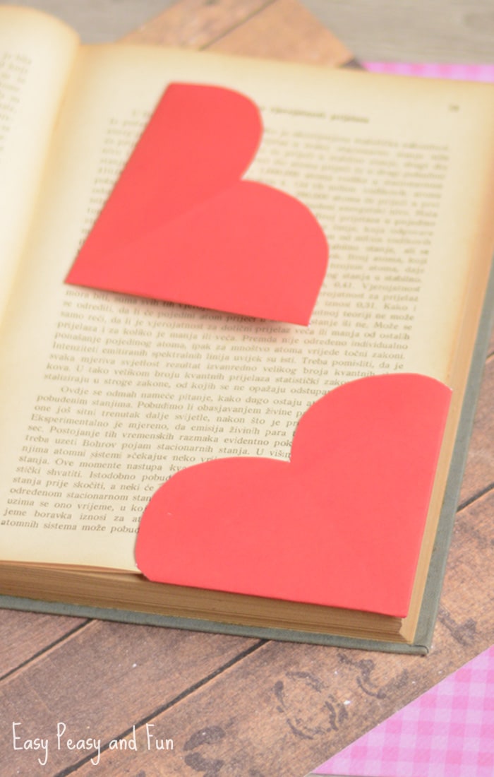 Heart Corner Bookmarks