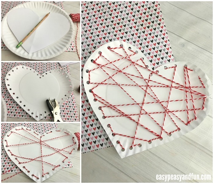Heart Paper Plate Craft for Kids