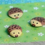 Hedgehog Painted Rock Art for Kids