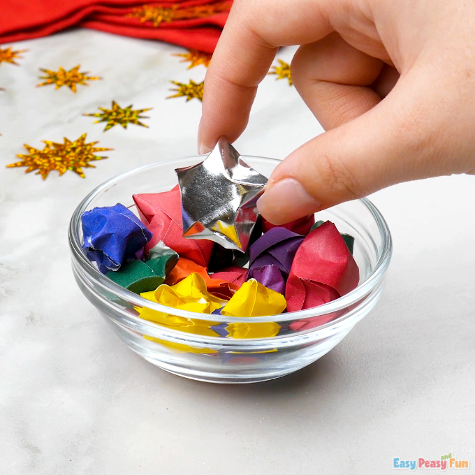 How to Make Origami Lucky Stars