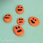 Jack o Lantern Rock Craft