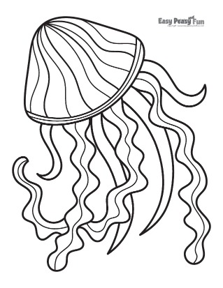 Jellyfish Dance Coloring Page