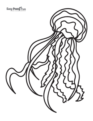 Jellyfish Coloring Sheets