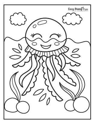 Jellyfish Coloring Pages