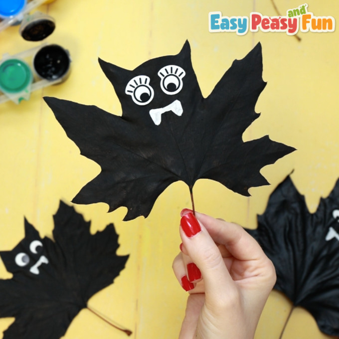 Leaf Bats Craft