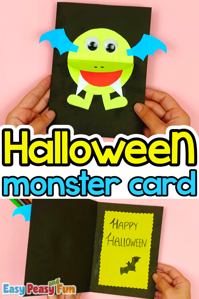 DIY Monsters Halloween Card