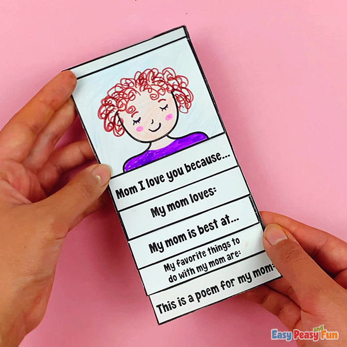 Mothers Day Flip Book for Kids