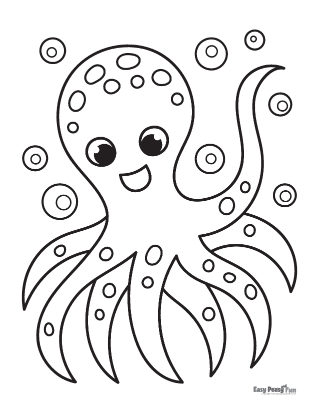 Octopus Waving