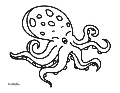 Sea Animal Coloring Sheet