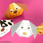 Origami Dog Template