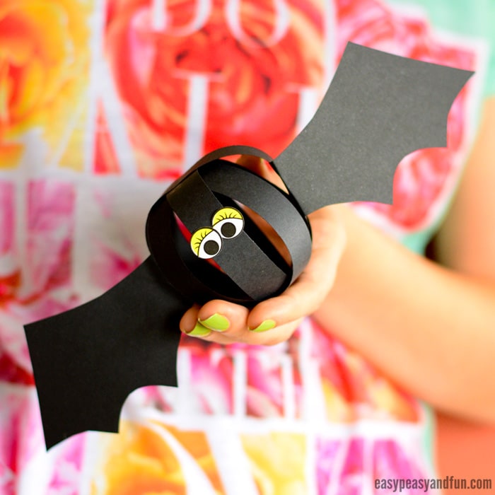 Paper Bat Craft for Kids