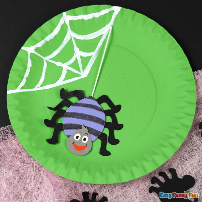 Paper Plate Spider