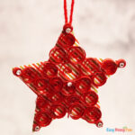 Paper Star Xmas Ornament